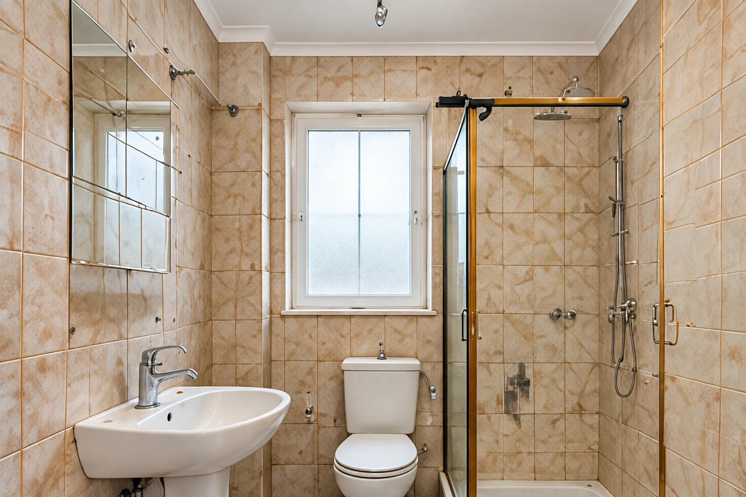 Yenileme öncesi bir banyo. Temsili görsel.