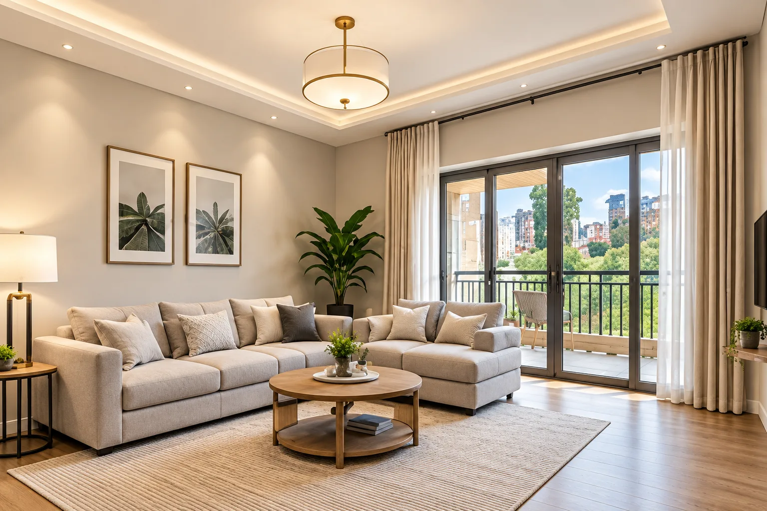 Yenilenmiş, modern bir salon. Temsili görsel.